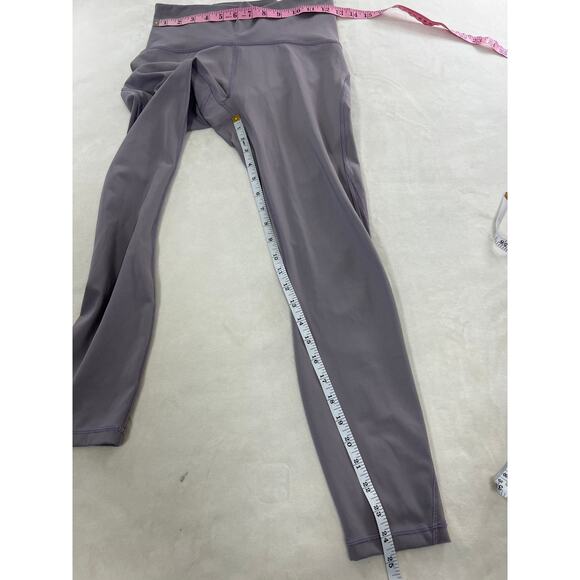 Lululemon Train Times 7/8 Pant Pale Purple Legging Gym Workout Fitness Run Mesh - Picture 6 of 7